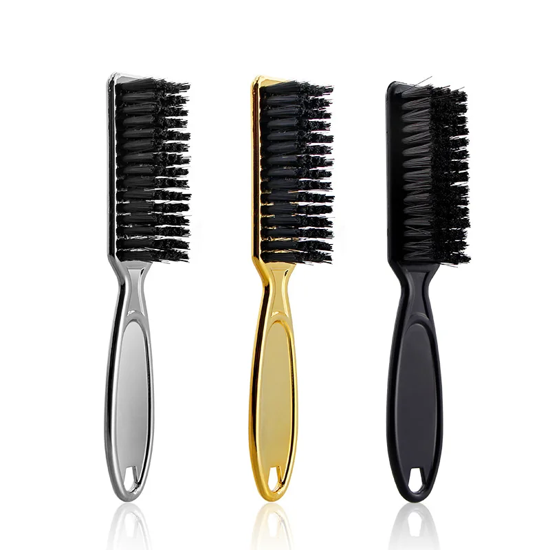 

Plastic Handle Hairdressing Soft Hair Cleaning Brush Barber Neck Duster Broken Hair Remove Comb Hair Styling Tools Comb
