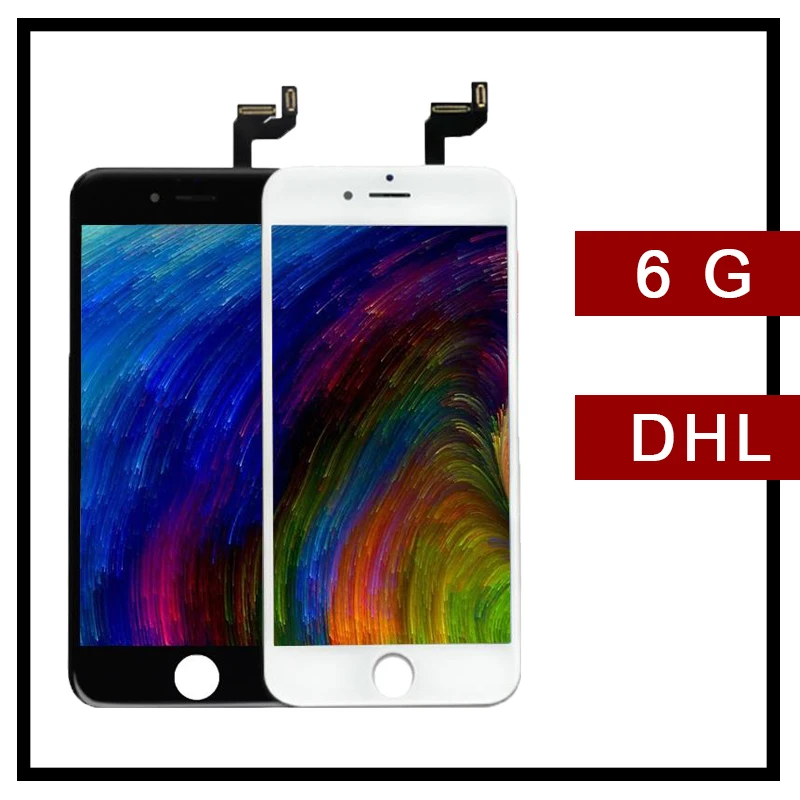 

10PCS/LOT AAA+++ Quality Pantalla For iPhone 6 Display LCD With 3D Touch Screen Assembly Replacement 100% No Dead Pixel Free DHL