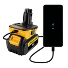 Адаптер DCA1820 для Dewalt 18 в, преобразователь инструментов для Dewalt 20 в, литиевая батарея для Dewalt 18 в, аккумулятор DC9096, DE9098, DE9096