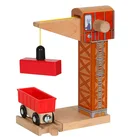 EDWONE Crane Thom as деревянный трек железной дороги, нежный учебный кран, игрушка сделай сам, совместимый с любым деревянным треком, Железнодорожный Аксессуар