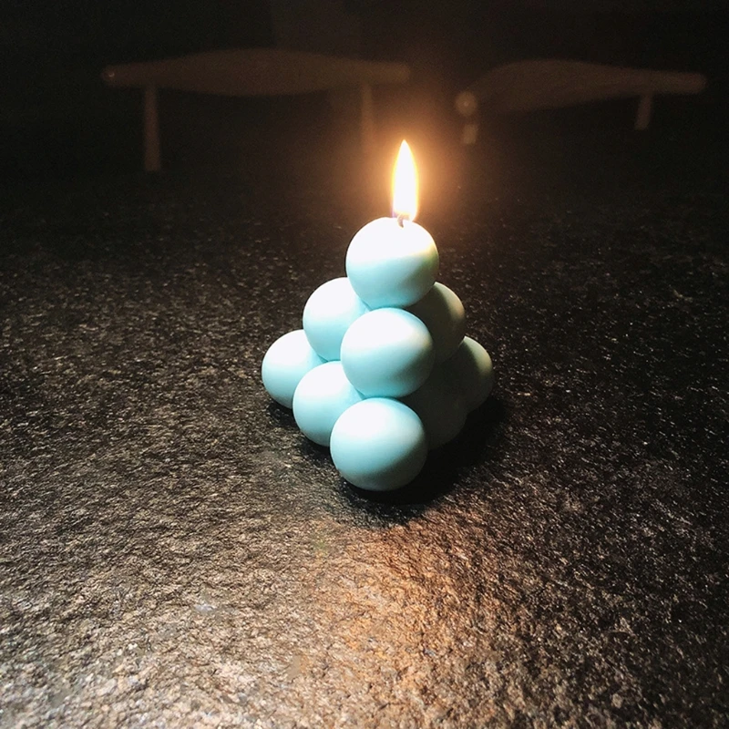 

3D Geometric Ball Shape Silicone Mold for Plaster Candle Making Baking Chocolate Cake Dessert Pastry Mousse Mould DIY Tools