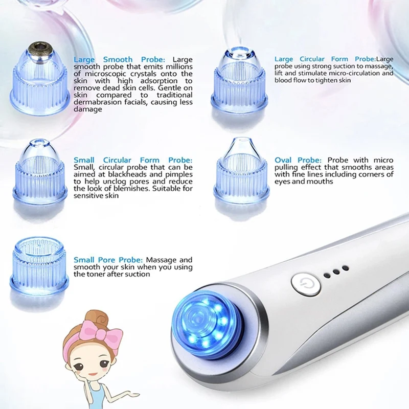 Пылесос Электрический с Usb-зарядкой для удаления черных точек на лице | Красота и