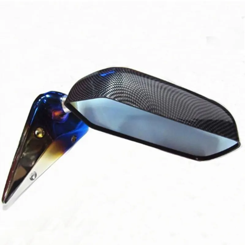 Автомобильное синее зеркало заднего вида 1 пара водная ручка F1 Гоночное боковое