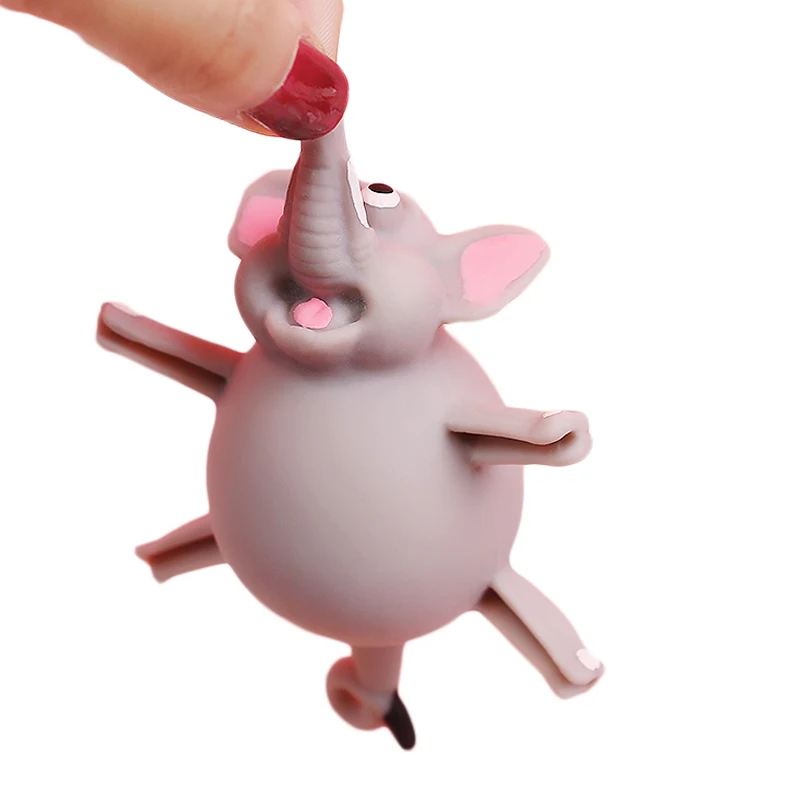 

Creative Soft Rubber Inflatable Chicken Hippo Popite Up Animal Blow Balloon Animal Stress Relief Squeeze Toy Prank Gifts