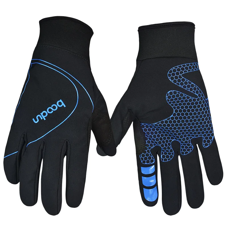 

New gloves cycling winter windproof men MTB road mountain bike gloves full finger gel touch screen windbreak breathable S-XL