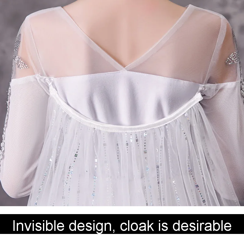 

2020 New snow queen Costumes Cosplay Dress For Kids Wedding Dress Flower Girl Halloween Christmas Kids Clothes