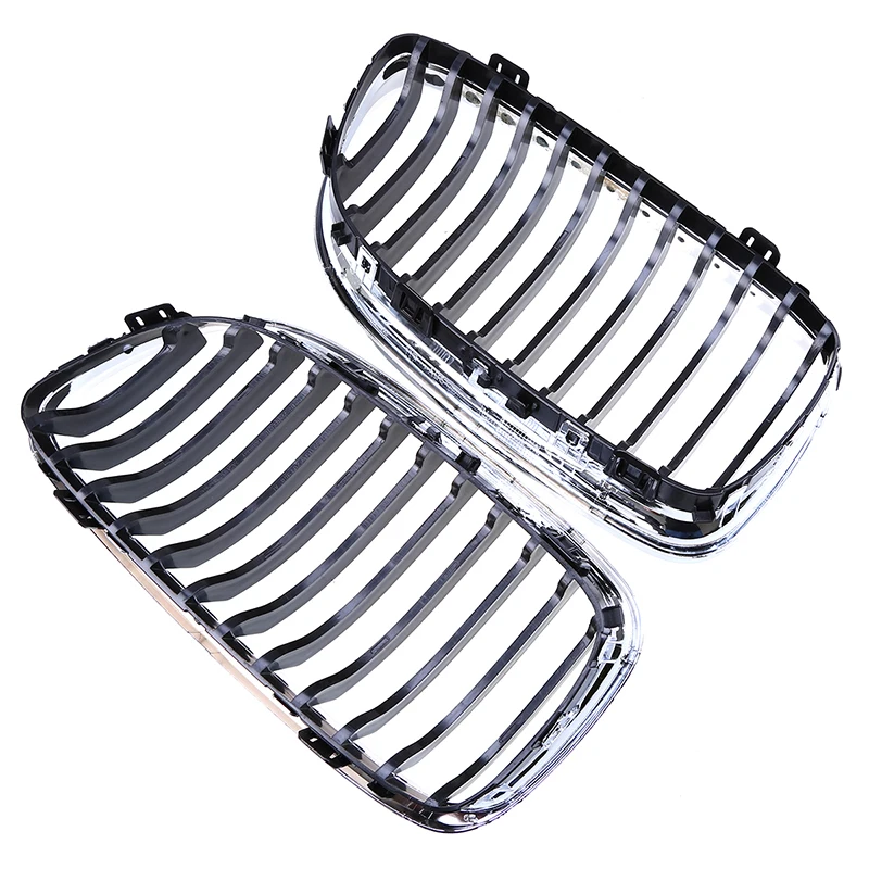 Posbay наполовину Хромированная передняя решетка для почек гриль BMW 3 Series E91 320xd/323i/325d