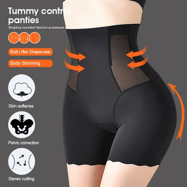 Women Tummy Control Panties Butt Lifter Shapewear Shorts High Stretch  Seamless Slimming Waist Trainer Body Shaper Girdle Panty - AliExpress