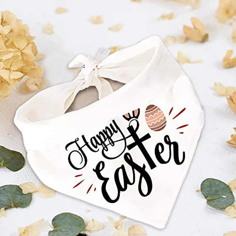 

Крест яйцо кролик счастливая Пасха щенок собака кошка бандана шарф весенний праздник вечерние ринка Декор фото реквизит подарок