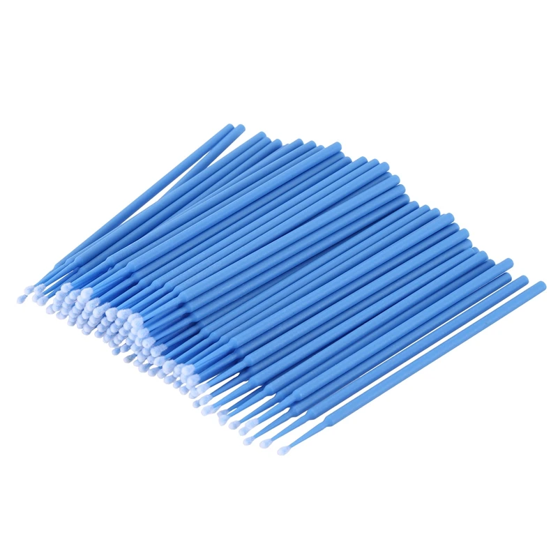 

100 Pcs Micro-Brush Disposable Materials Tooth Applicators Medium Fine(dark blue)