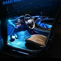led car interior decorative lighting backlight rgb multiple modes app sound control mood lamp bar auto ambient neon light strip