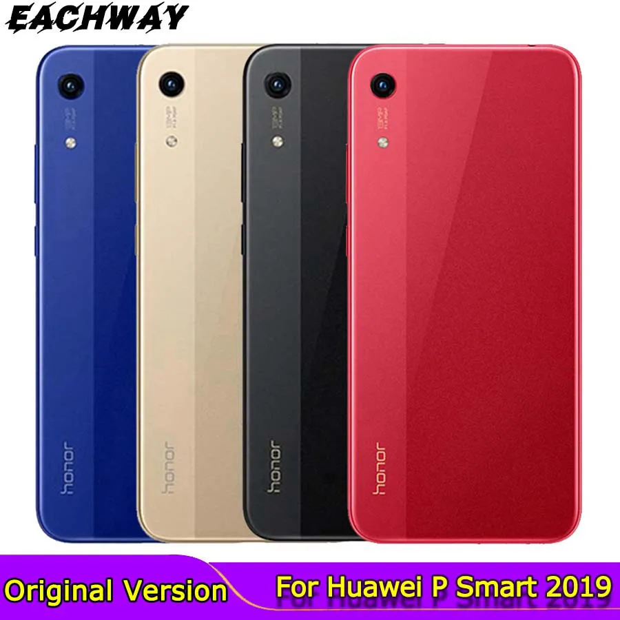 Оригинальная задняя крышка для Huawei P Smart 2019 телефона задние Стеклянные