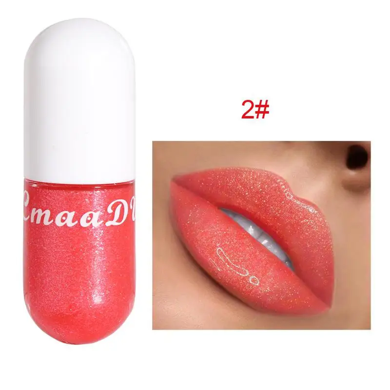 

BellyLady 3D Crystal Jelly Mermaid Lip Gloss Glitter Diamond Liquid Lipstick Waterproof Moisturizing Lasting Makeup Lipstick