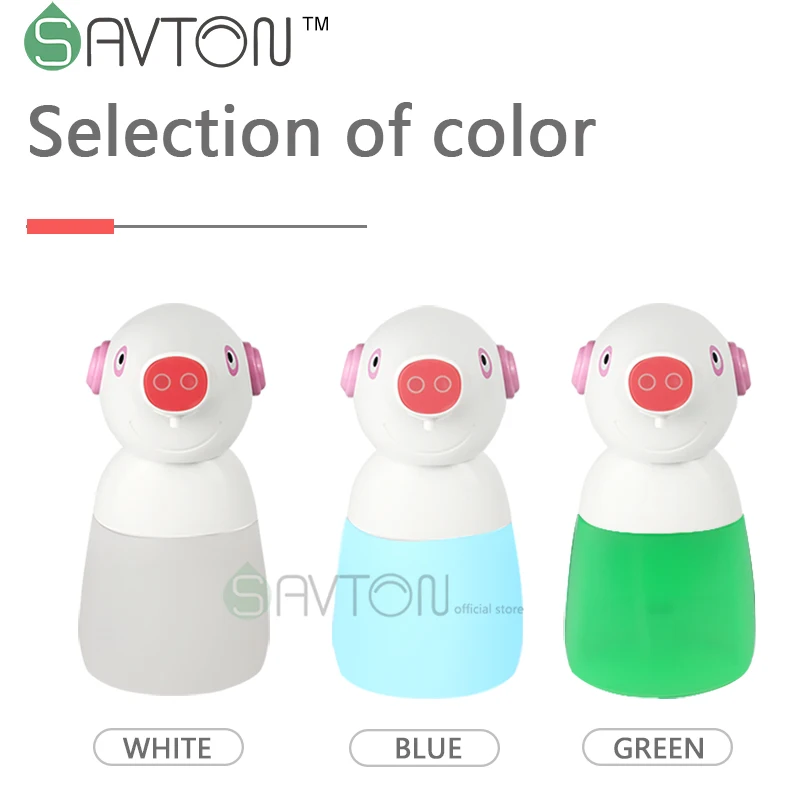 

Intelligent Automatic Foaming Soap Dispenser Bathroom Kid Cute Pig Touchless Infrared Sensor Hand Washing Machine Kitchen