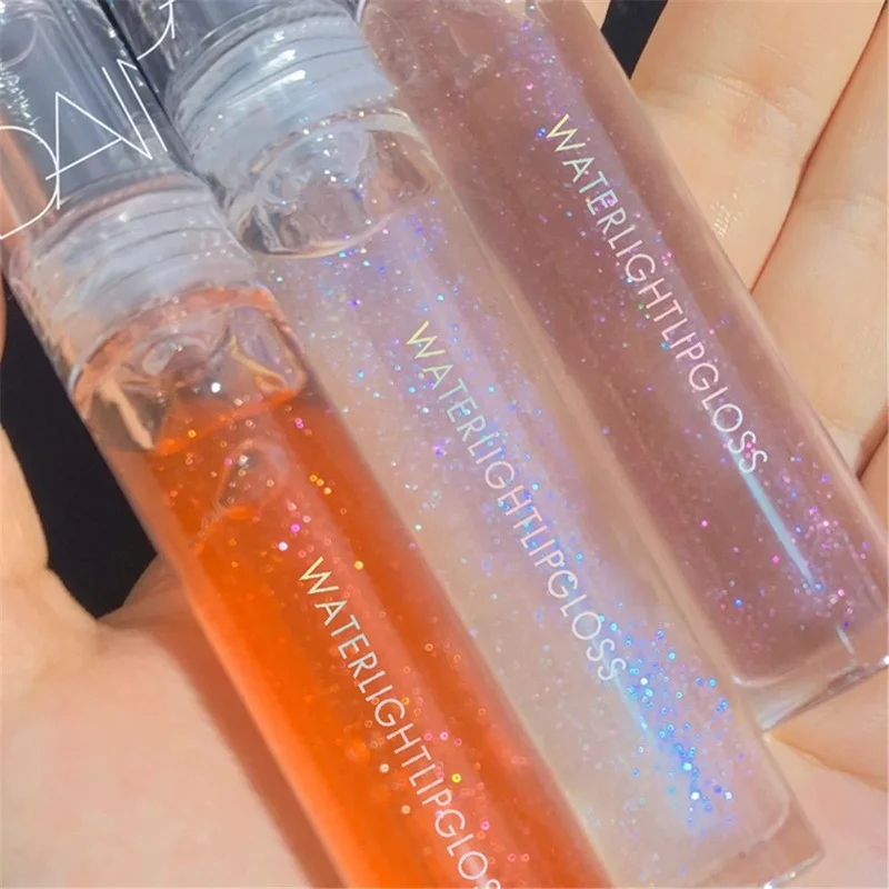 

Crystal Jelly Lip Gloss Shiny Clear Mirror Moisturizing Lip Gloss Glitter Liquid Lipstick Lip Oil Lip Tint Care Lip Gel Makeup