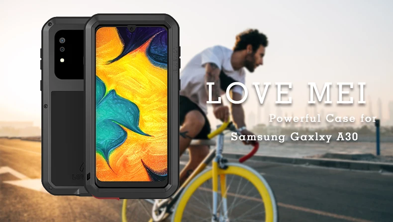 Для samsung Galaxy A5 чехол A20/A30/A30S/A50S/A70s/A320 чехол LOVE MEI ударопрочный грязеотталкивающий водостойкий металлический защитный чехол