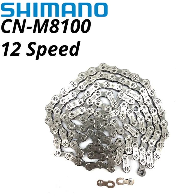 

Велосипедная цепь Shimano DEORE XT CN M8100 CN-M8100 12 Speed 12 S MTB 124 звеньев с быстрым звеньем M8100 запчасти для велосипеда