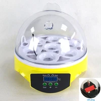 mini incubator 7 eggs capacity incubator brood machine chicken duck hatcher electronic automatic incubator brooder tools