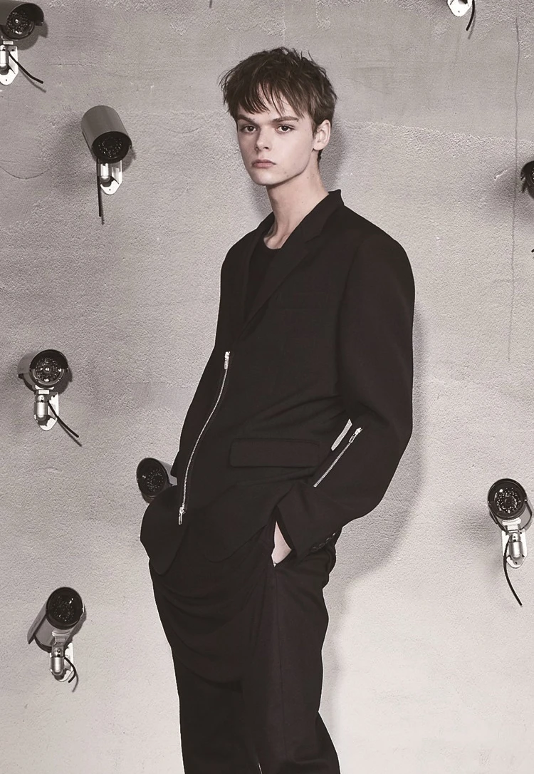 S-6XL! Мужские модные костюмы 2019 зауженные на молнии обычные.