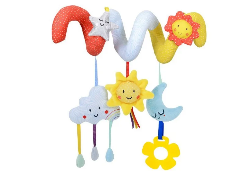 

Moon and the Stars Bed Stroller Pendant Cloud Sun Bed Hanging Infant Educational Toys Bed Hanging Rattle