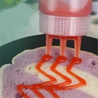 Диспенсер для приправ, горчицы, 3 отверстия, пластиковые бутылки для масла, уксуса, кетчупа, подливы