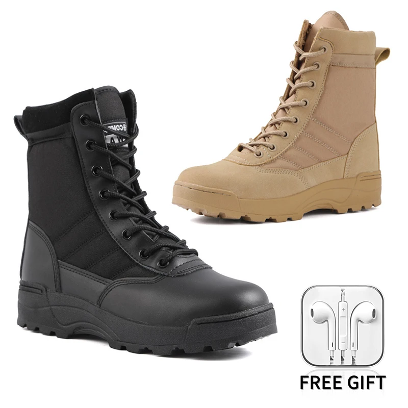 

Xiaomi Youpin Men Tactical Military Boots Desert Combat Army Boots New Outdoor Hiking Boots Ankle Work Safty Male Shoes Sneakers