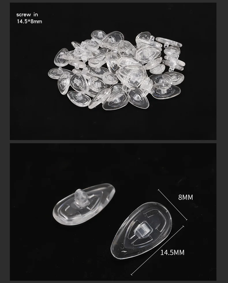 Мягкая накладка на нос деталь для очков с внутренним винтом CY034 500 шт. | Аксессуары