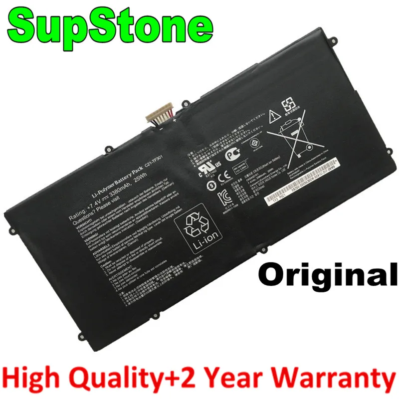 SupStone orijinal orijinal C21-TF301 2ICP4/95/97 dizüstü pil asus için trafo Pad Infinity TF700 TF700T  tablet bataryası