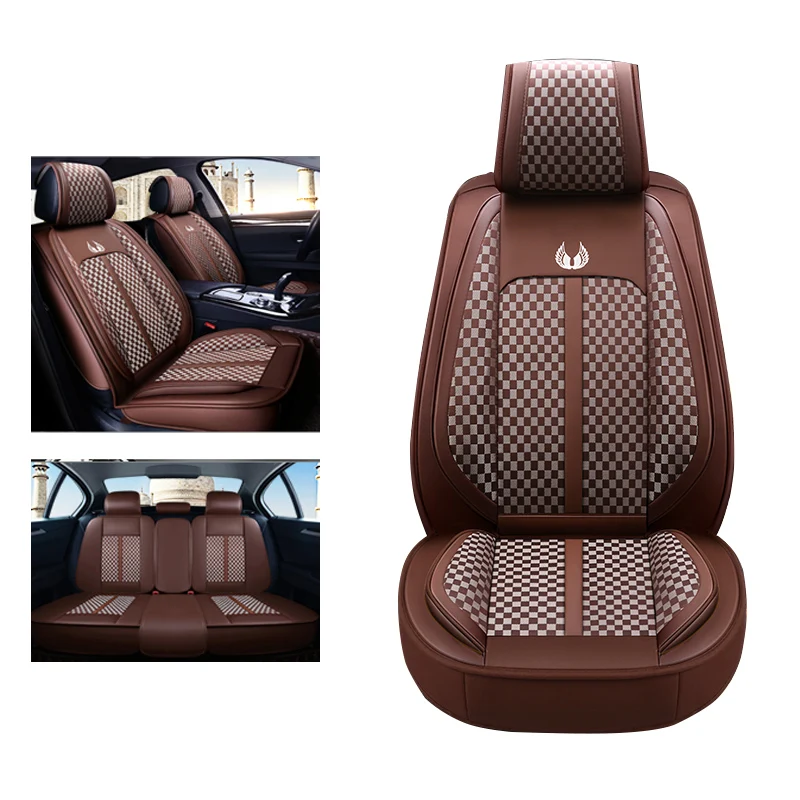 Brown Сиденья для Mitsubishi Outlander 3 Xl Pajero 2 3 4 спортивные Mg Zs Mg3 Mg6 2007 2008 2010 2011 - Название цвета: Brown