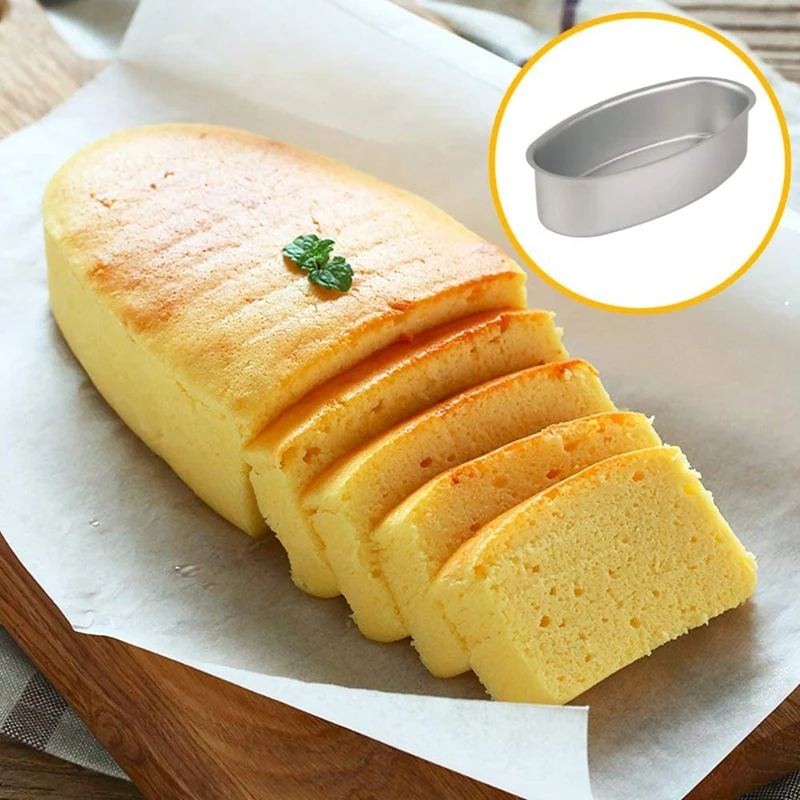 3 Pcs Oval Bread Loaf Pan Cake Mold Homemade Cheesecake Meatloaf Baking Bakeware for Oven and |