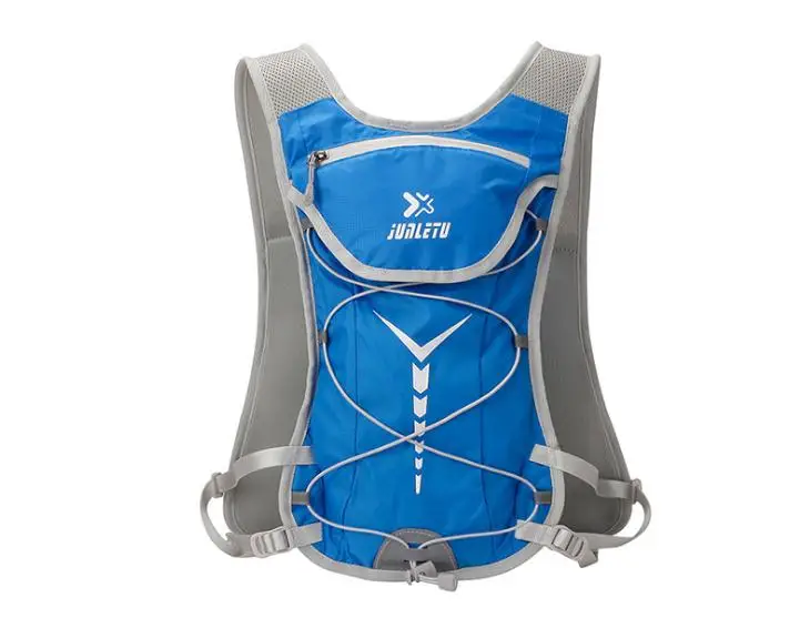 Blue 1 no water bag Рюкзак для бега, марафона, JUNLETU, нейлон, велосипедный рюкзак для 2 л, сумка для воды, спортивная сумка, сумка для альпинизма, пешего туризма - Цвет: Blue 1 no water bag