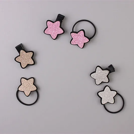 Bandas el&aacute;sticas de goma para el pelo para ni&ntilde;a y ni&ntilde;o, accesorios para el cabello de colores variados, con flores, adorables-4