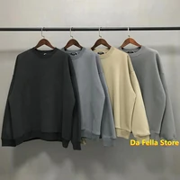solid season 6 sweatshirts 20fw men women kanye west hoodie velvet cotton season series hoodies inside tag oversized