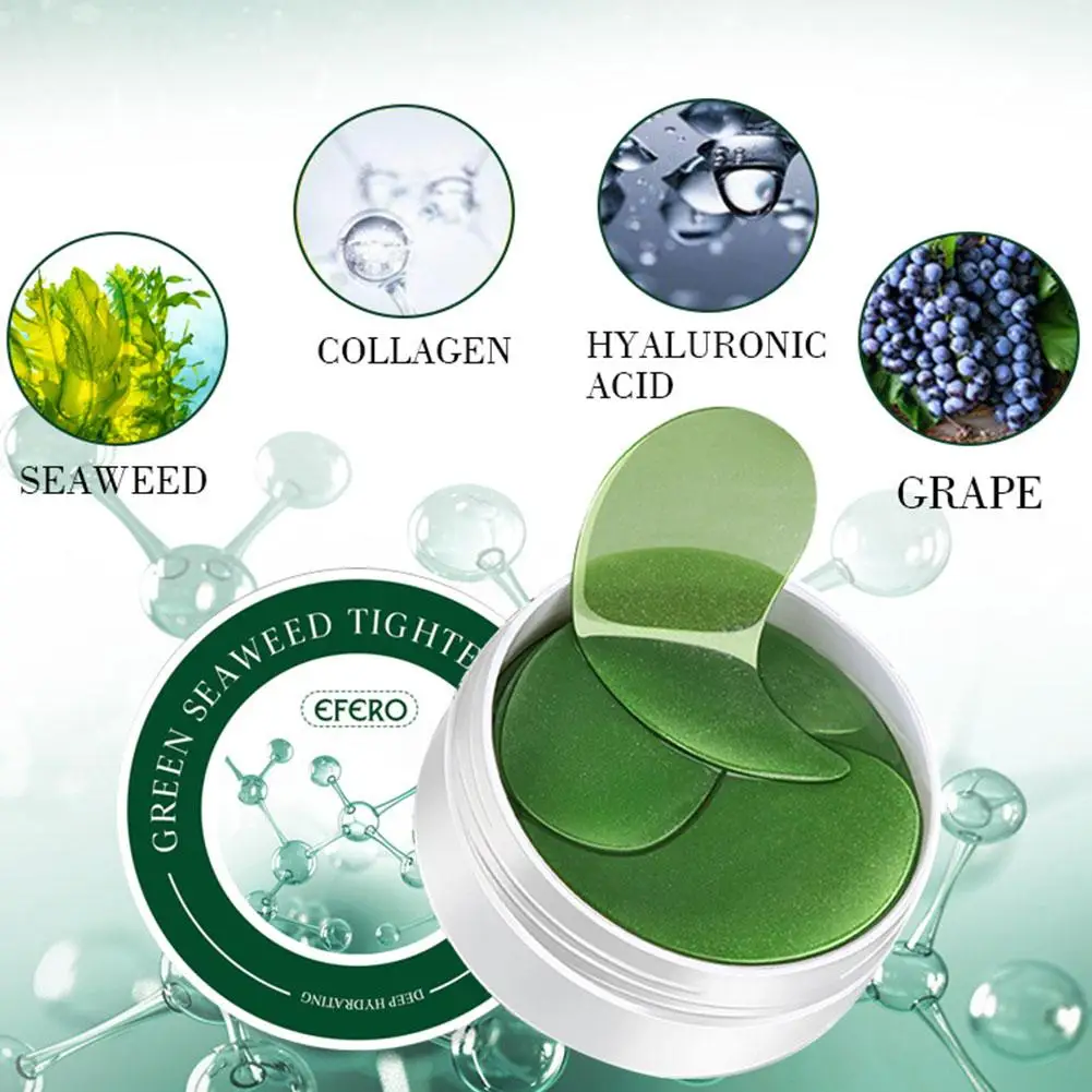 60 шт. Золотая коллагеновая маска для глаз Питательная увлажняющая против морщин