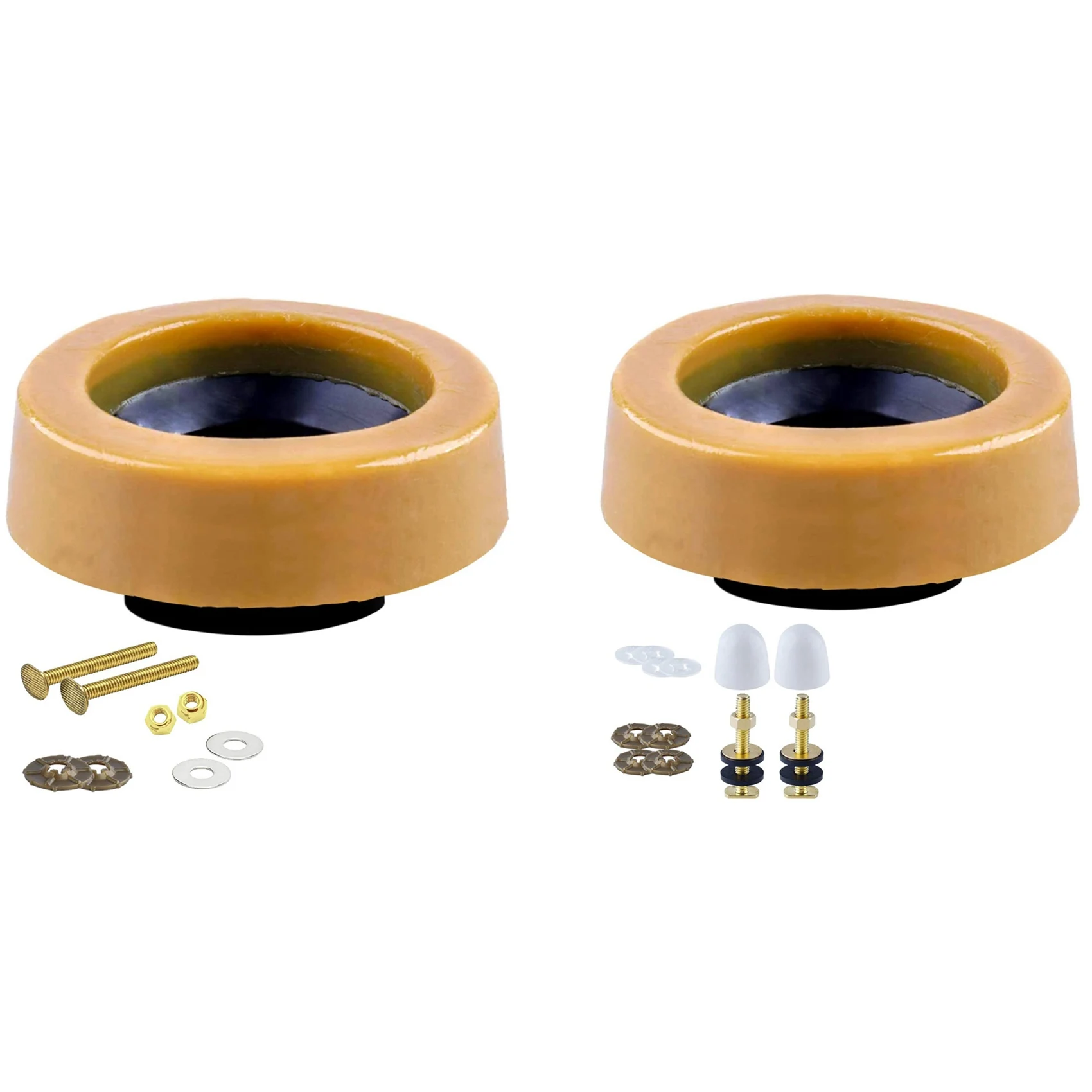 

Toilet Wax Ring Kit for Floor Outlet Toilets New Install or Re-seat