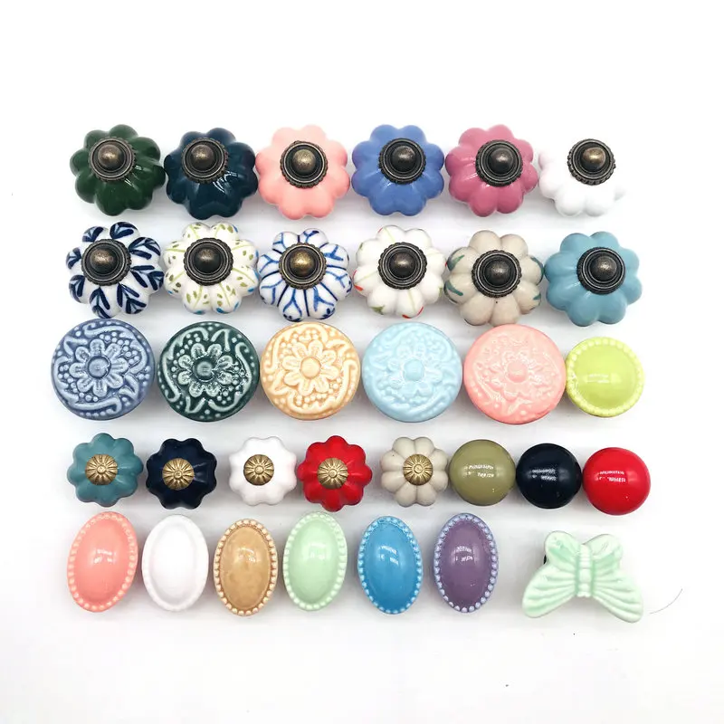 Различные современные Стиль тыквы Форма Одно Отверстие Мебельные ящик шкафа