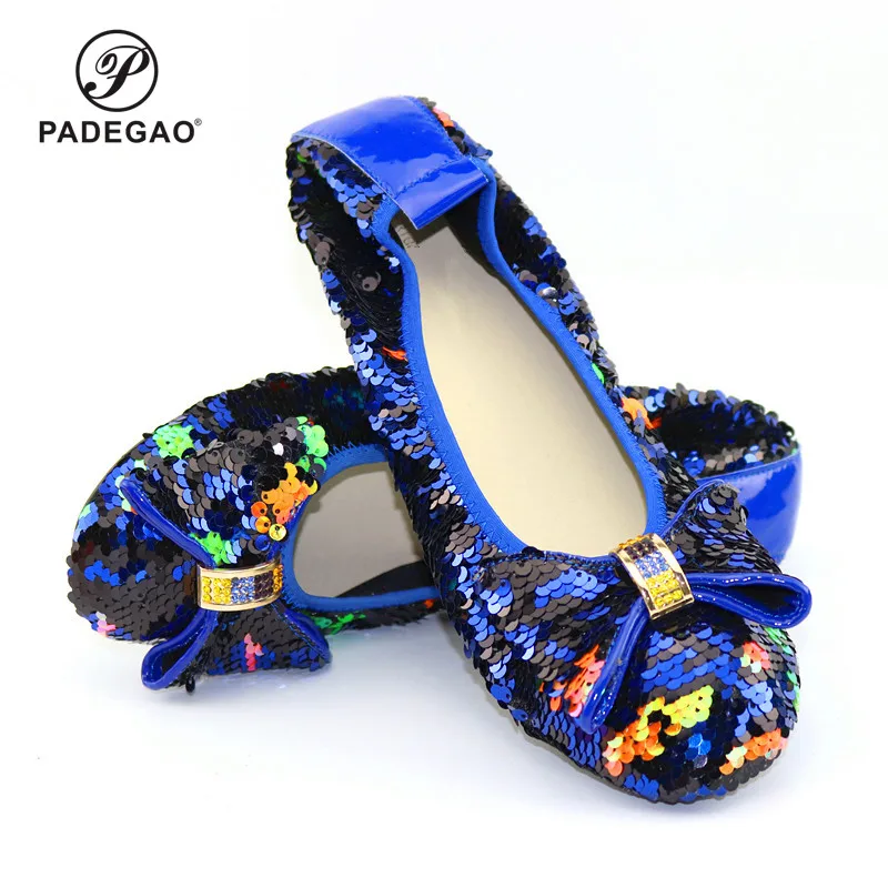 Балетки женские кожаные складные удобные туфли на плоской подошве с круглым