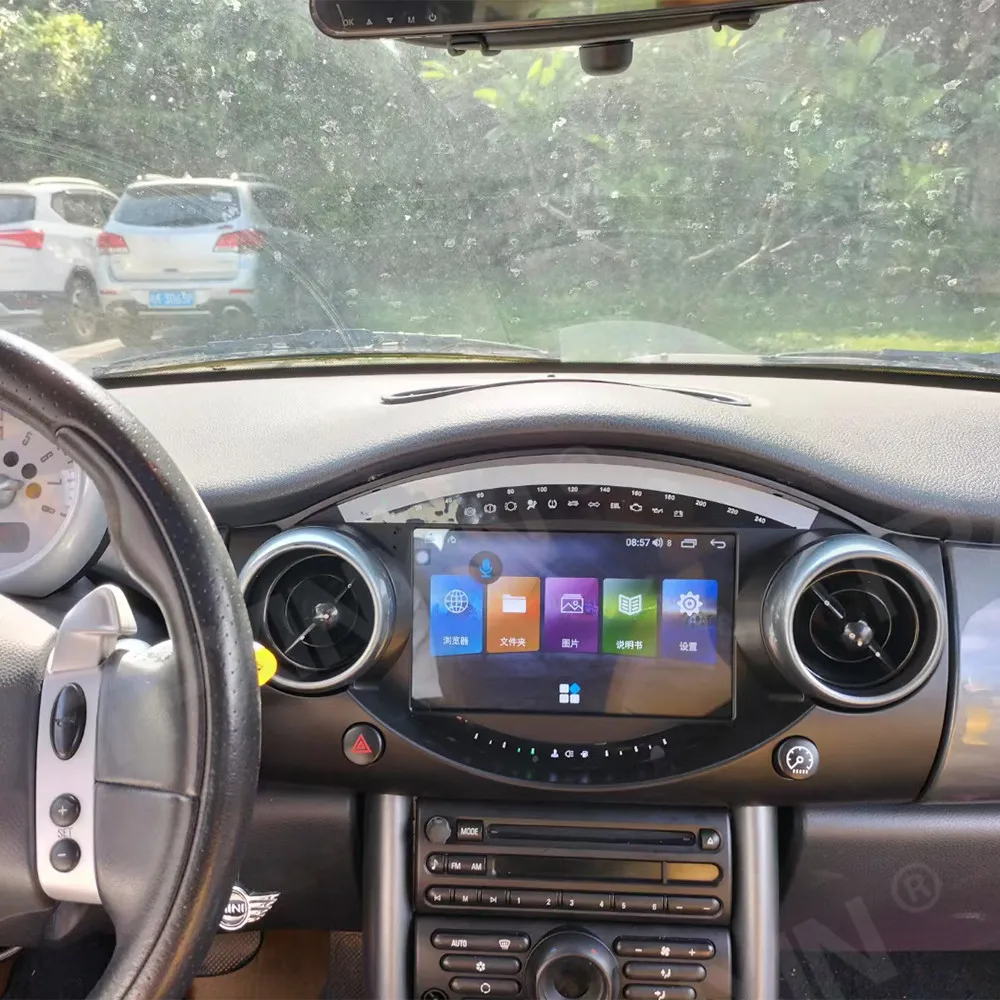 구매 무선 카플레이 오토 서라운드 뷰 카메라 GPS 내비게이션 헤드 유닛, 6 + 128G, 미니 2004-2006 용