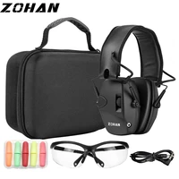zohan shooting electronic earmuffs noise reduction ear protection anti noise protective amplification safety earmuffs
