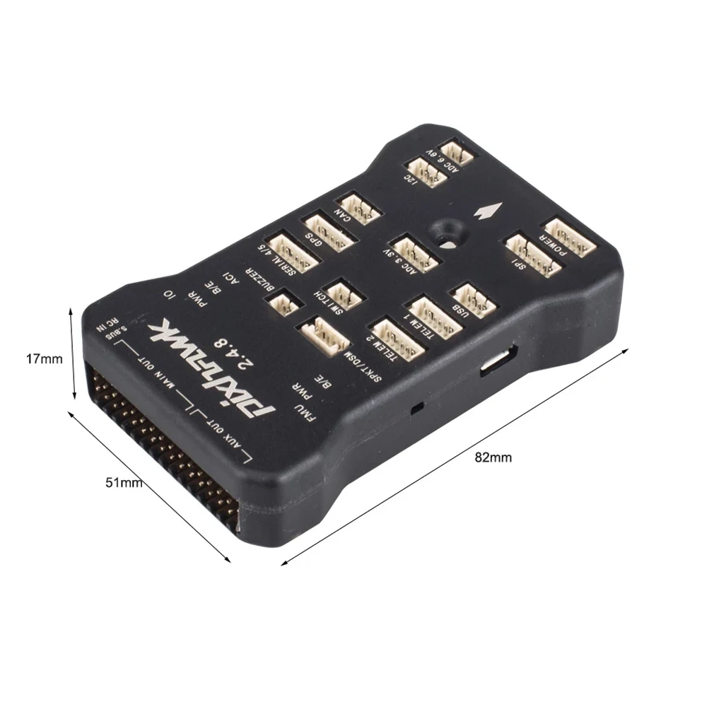 Контроллер полета Pixhawk PX4 PIX 2.4.8 32 бит Автопилот с переключателем безопасности 4G SD