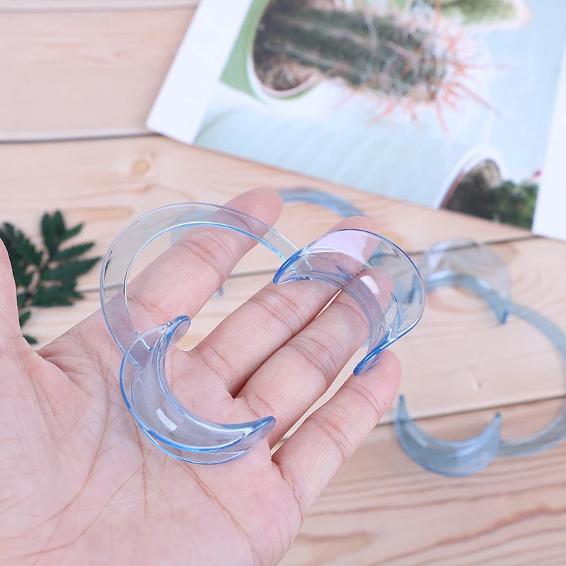 

3 Size White Blue 10 Pcs C Shape Dental Intraoral Cheek Retractor Lip Mouth Opener Tooth Whitening