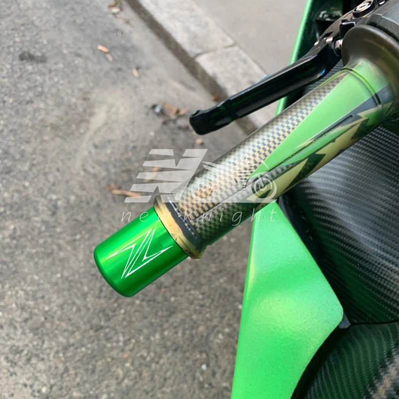 Аксессуары для мотоциклов с ЧПУ ручки руля Торцевая рукоятка Крышка вилка Kawasaki