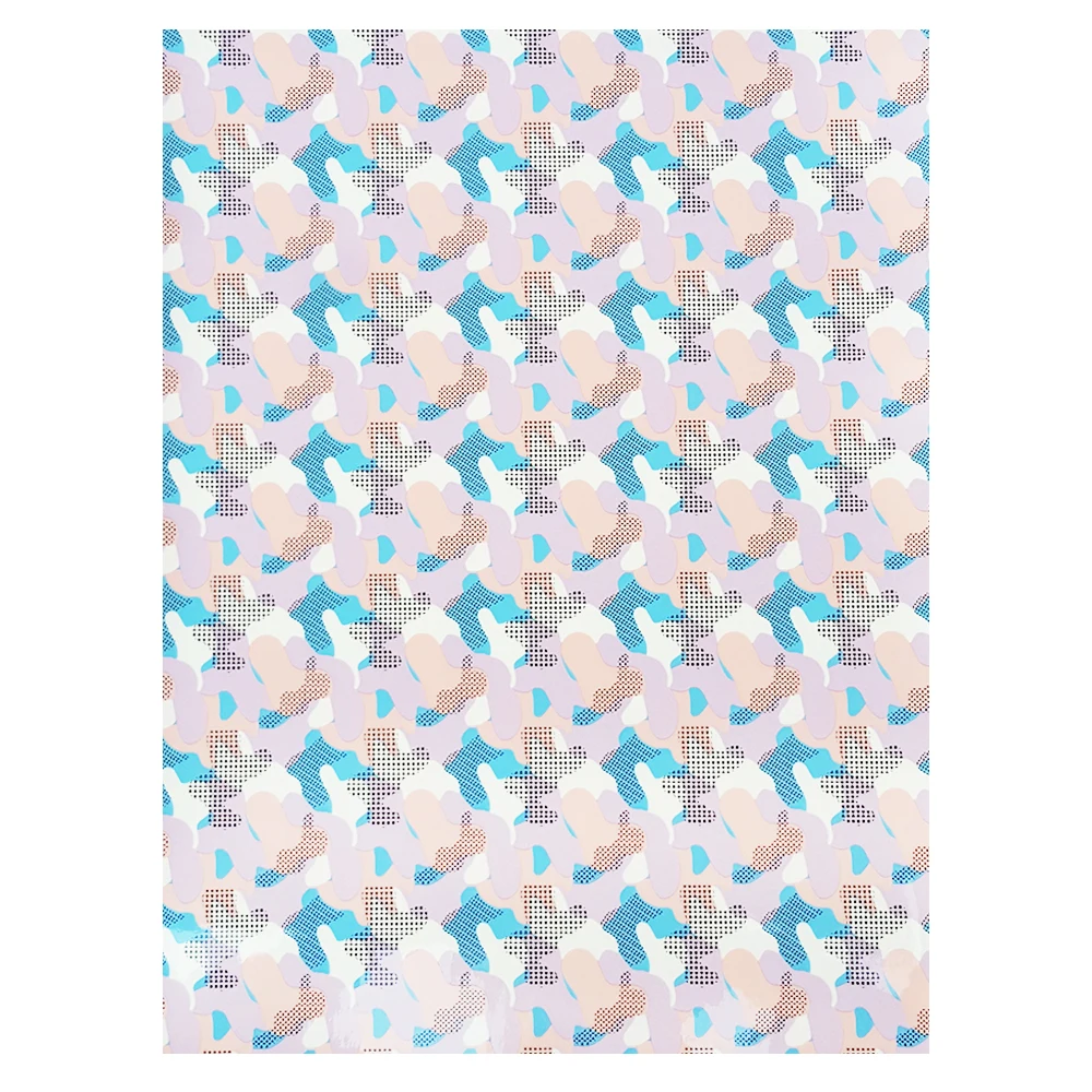 

QIBU A4size Camouflage Smooth Vinyl Fabric Colorful Faux Leather Sheet Crafts For Bow Maker DIY Earring Bag Hairbow Accessories