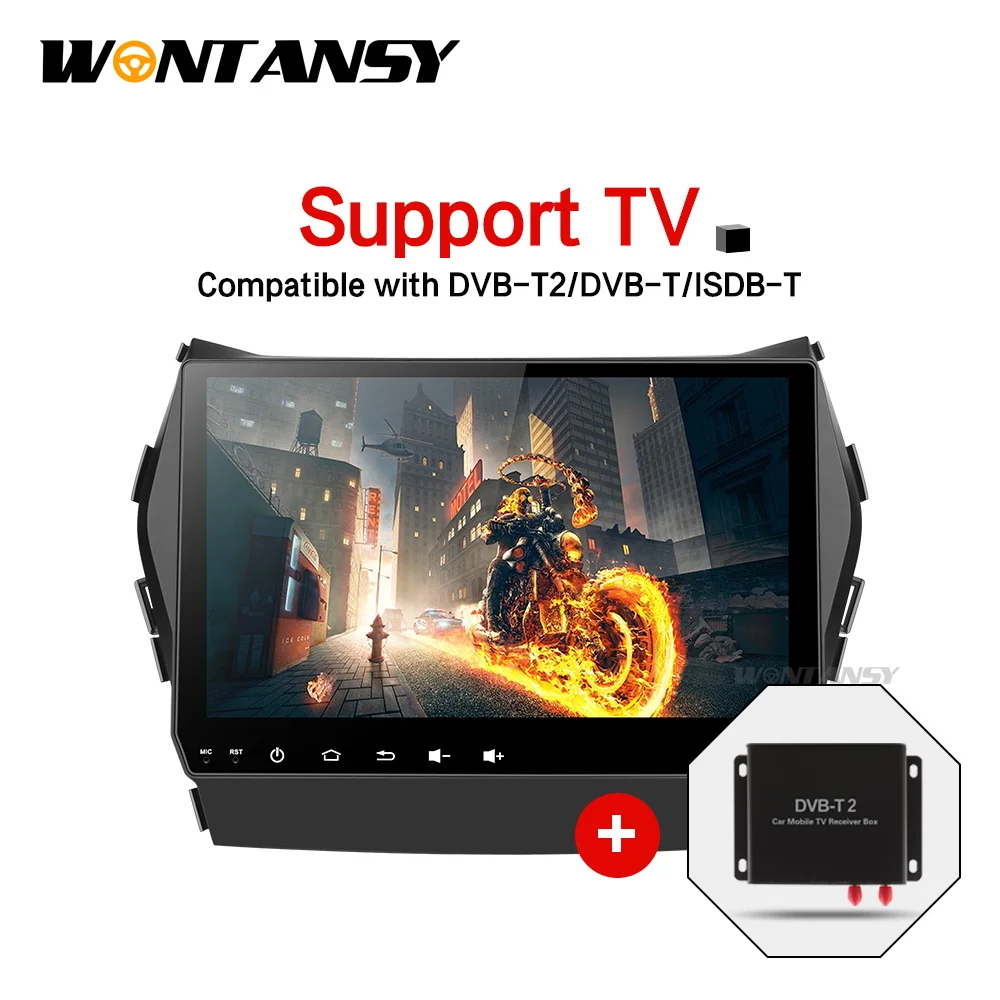 Android 9 0 PX30 автомобильный dvd для Hyundai Santa Fe/ix45 2013 2014 с Радио Стерео gps навигация 2 din
