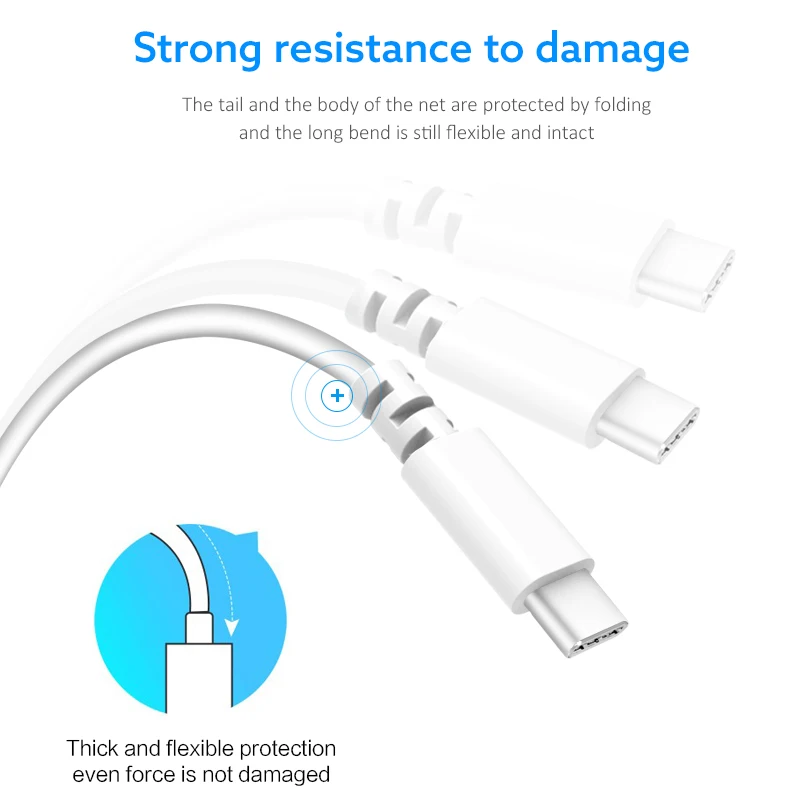 Usb type-C кабель YKZ Quick Charge 3 0 QC3.0 Быстрая зарядка USB-C шнур для samsung S10 S9 huawei P30 P20 Oneplus 7 Pro
