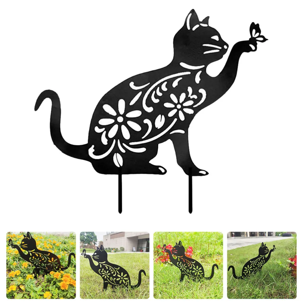

1Pc Garden Art Layout Ornament Garden Craft Art Garden Decoration (Black)