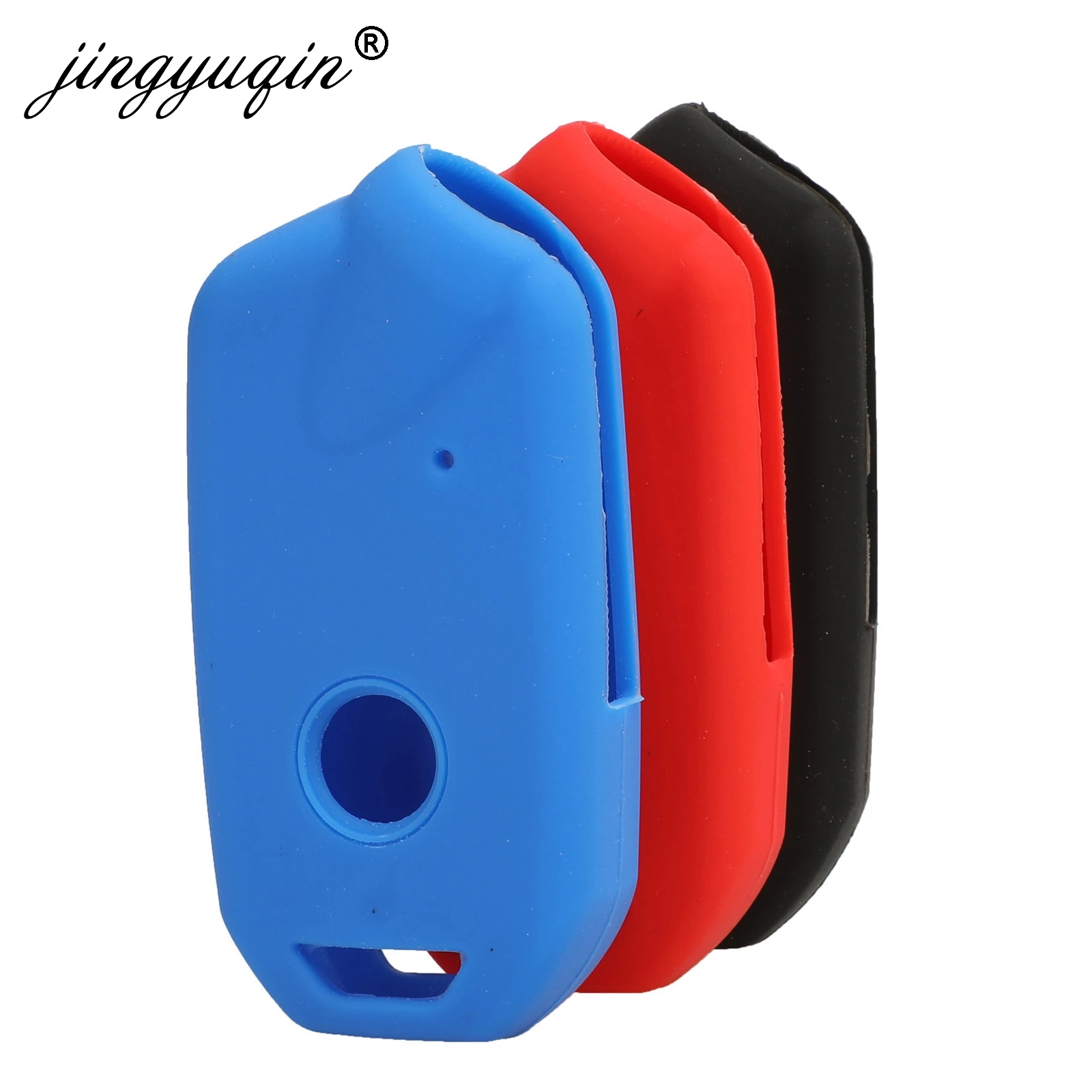 Jingyuqin 30 шт./лот силиконовый чехол для дистанционного ключа Kia Stinger K900 Keyless Fob