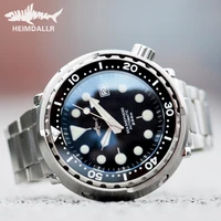 heimdallr tuna mechanical watch men 200m diver watch mens nh35 automatic watch men sapphire crystal c3 luminous steel dive watch