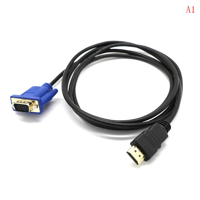 1 шт. 1/10 м HDMI кабель в VGA 1080P HD с аудио адаптером Кабель оптический Прямая поставка |