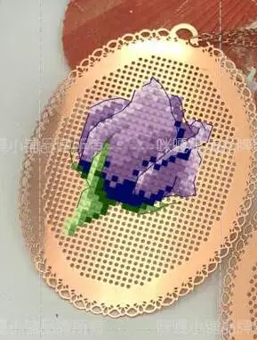 TT Rose ремесло Стич вышивки крестом металлическая Закладка серебро Золотой Рукоделие Вышивка ремесла счетный крест-строчка Kit-6TH - Цвет: Синий